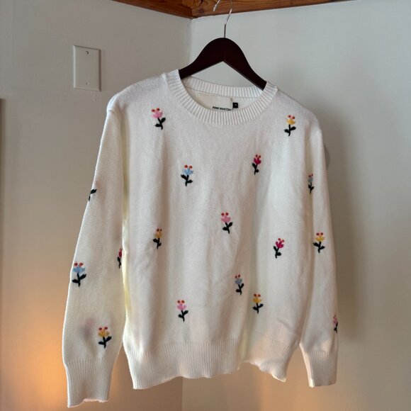 Pink Martini - Eva Sweater - Size Small - Embroidered - Picture 2 of 5